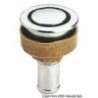 Bocchetta in ottone cromato, curva diritta 20 mm