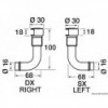 Entlüftung Messing verchromt abgewinkelt 90° gerade 16 mm - N°1 - comptoirnautique.com