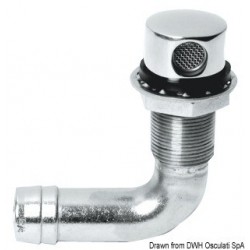 Fuel vent 90° stainless...