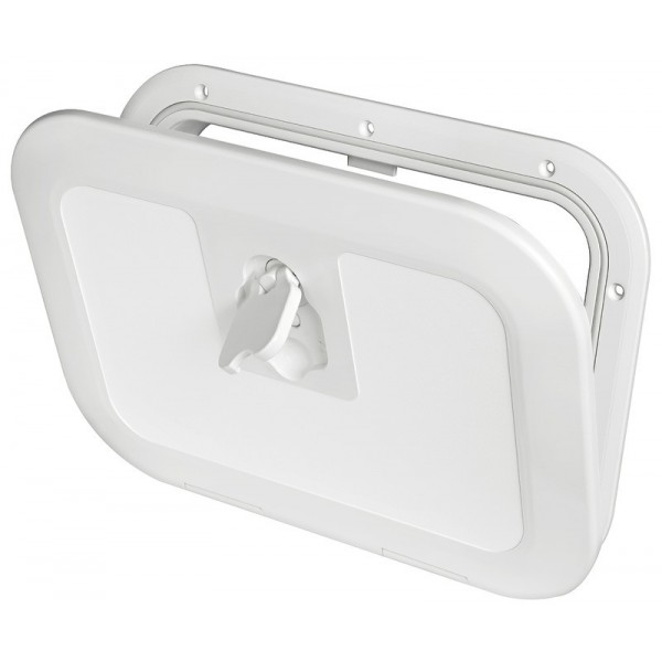 Trampilla de inspección enrasada blanca 380 x 280 mm - N°2 - comptoirnautique.com