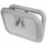 Portello d'ispezione a filo RAL 7042 380 x 280 mm