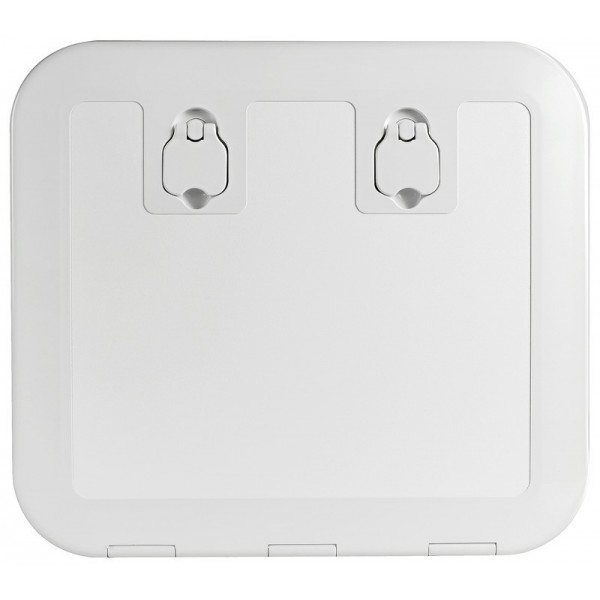 Portello d'ispezione a filo RAL 9001 520 x 465 mm - N°1 - comptoirnautique.com