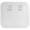 Portello d'ispezione a filo RAL 9001 520 x 465 mm