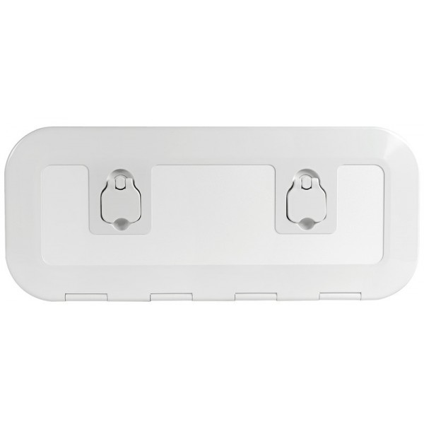 White flush inspection hatch 600 x 250 mm - N°1 - comptoirnautique.com