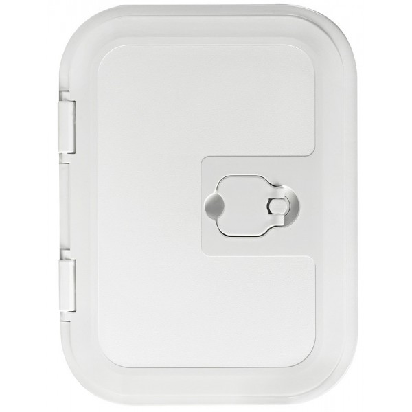 White flush inspection hatch 280 x 380 mm - N°1 - comptoirnautique.com