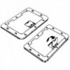 White anti-slip inspection hatch 280x380 mm - N°3 - comptoirnautique.com