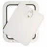 Removable front panel inspection hatch white 305 x 355 mm