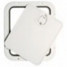 Sportello d'ispezione rimovibile sul pannello frontale bianco 305 x 355 mm
