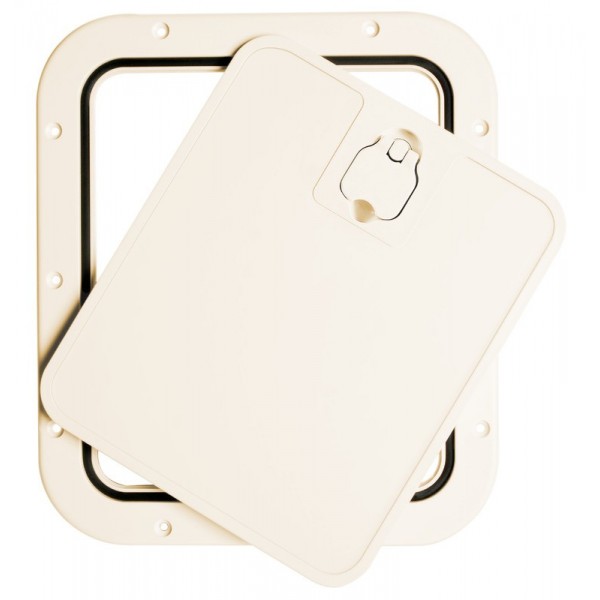 Sportello di ispezione del pannello frontale rimovibile crema 305 x 355 mm - N°1 - comptoirnautique.com