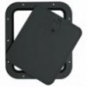 Sportello di ispezione del pannello frontale rimovibile, nero 305 x 355 mm