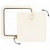 Removable front panel inspection hatch cream 375 x 375 mm