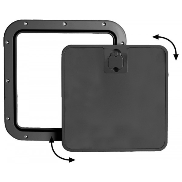 Inspection hatch with removable black front panel - N°1 - comptoirnautique.com