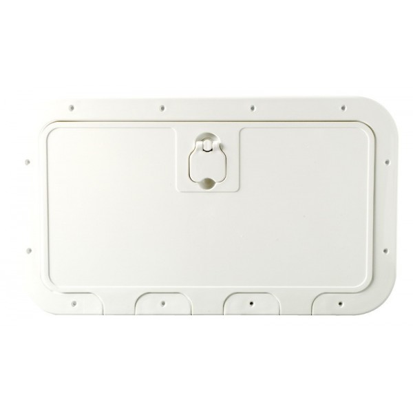 Portello d'ispezione rimovibile sul pannello frontale bianco 350 x 600 mm - N°1 - comptoirnautique.com