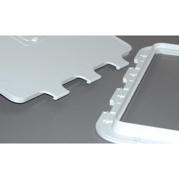 Portello d'ispezione rimovibile sul pannello frontale bianco 350 x 600 mm - N°2 - comptoirnautique.com
