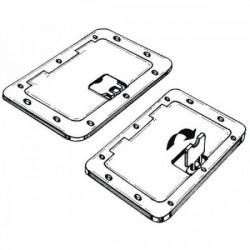 Removable front panel...