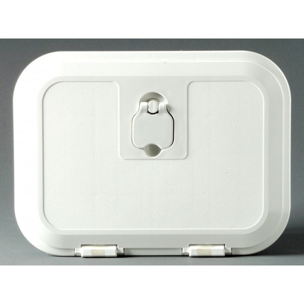 Piedistallo bianco con porta 280 x 180 mm anteriore A - N°1 - comptoirnautique.com
