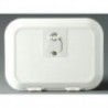 Piedistallo bianco con porta 280 x 180 mm anteriore A