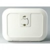 Piedistallo bianco con porta 280 x 180 mm anteriore B - N°2 - comptoirnautique.com