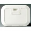 Piedistallo bianco con porta 280 x 180 mm frontale C - N°1 - comptoirnautique.com