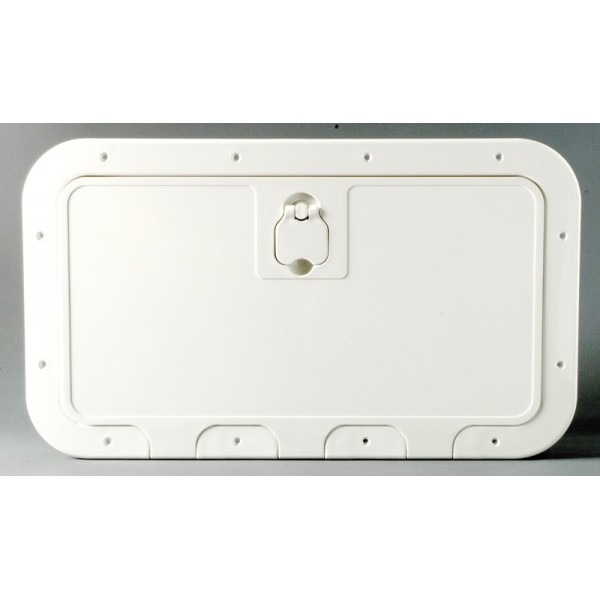 Piedistallo bianco con porta 500 x 250 mm anteriore G - N°1 - comptoirnautique.com