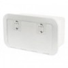 Caisson blanc avec porte 500 x 250 mm façade F  - N°1 - comptoirnautique.com