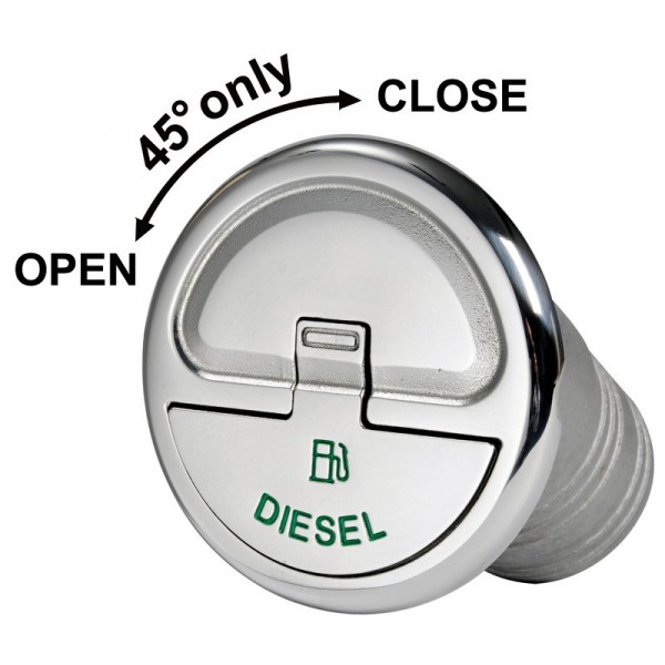 Bouchon de nable Quick Lock Diesel 30° 50 mm  - Osculati - N°3 - comptoirnautique.com