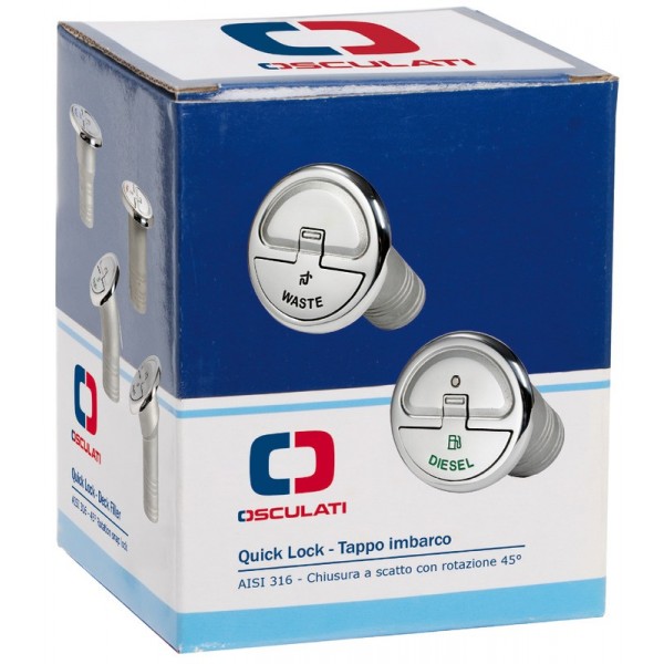 Bouchon de nable Quick Lock Waste 30° 38 mm - Osculati - N°5 - comptoirnautique.com