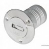 Chrome-plated brass FUEL cap 38 mm - N°1 - comptoirnautique.com