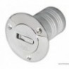 Chrome-plated brass plug WATER 50 mm