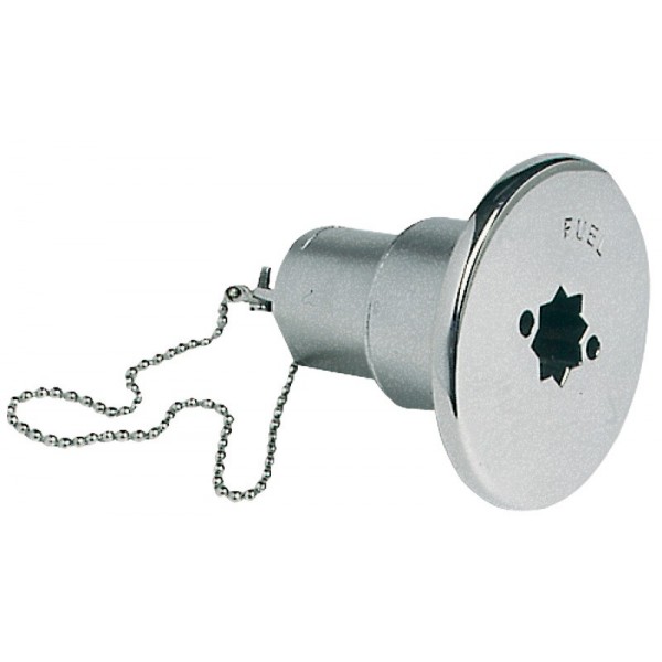 Bouchon WATER AISI 316 moulé poli miroir 38 mm  - N°1 - comptoirnautique.com