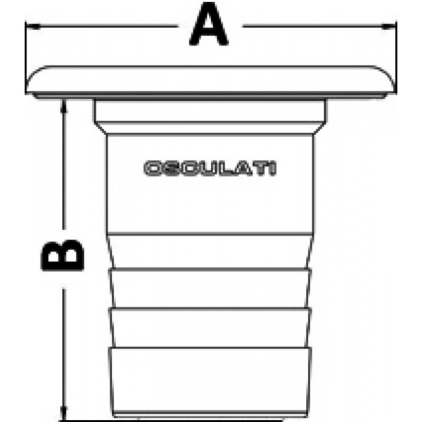 Tapón inteligente protect.moulée Ø50mmDIESEL  - N°2 - comptoirnautique.com