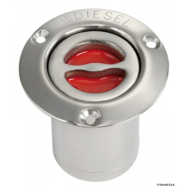 Tappo diritto DIESEL in acciaio inox lucidato 80 mm - N°1 - comptoirnautique.com