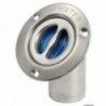 Tappo inclinato a 45° ACQUA acciaio inox lucidato 38 mm