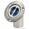 45° inclined cap WATER polished stainless steel 38 mm - N°1 - comptoirnautique.com