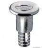 Bouchon nable laiton chromé col long WASTE 38 mm  - N°2 - comptoirnautique.com