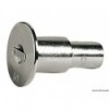 Chrome-plated brass straight plug FUEL 50 mm - N°2 - comptoirnautique.com