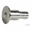 Tappo diritto in ottone cromato WASTE 38 mm