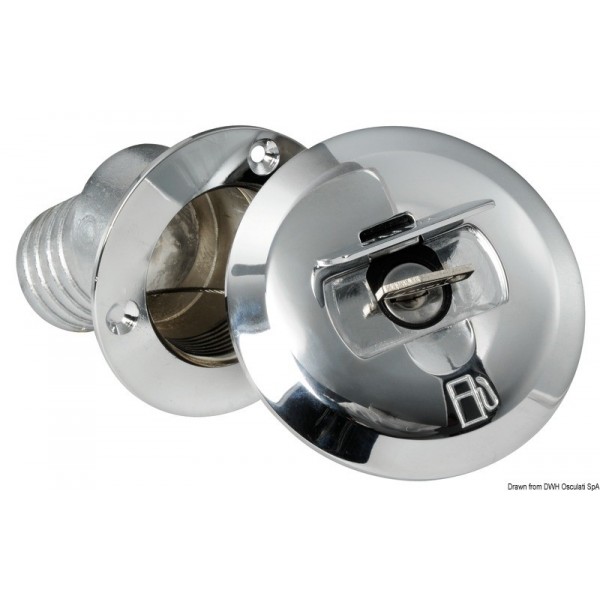 Straight fuel filler cap 50 mm - N°2 - comptoirnautique.com 