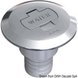 Water plug, straight 38 mm