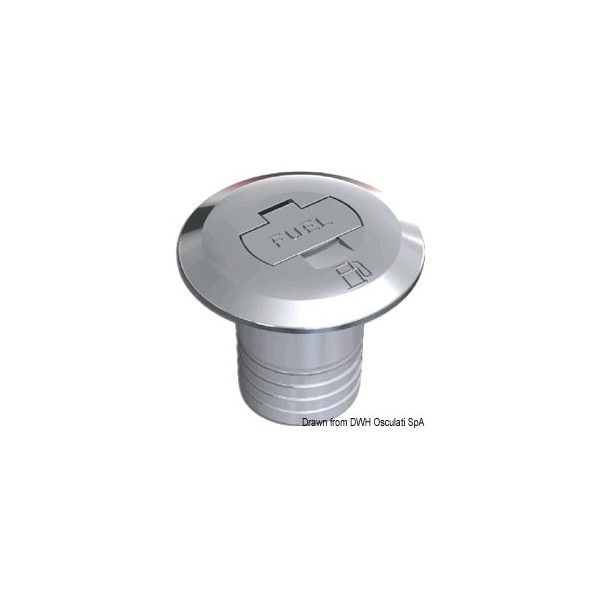 Tappo di rifornimento carburante diritto 38 mm - N°1 - comptoirnautique.com