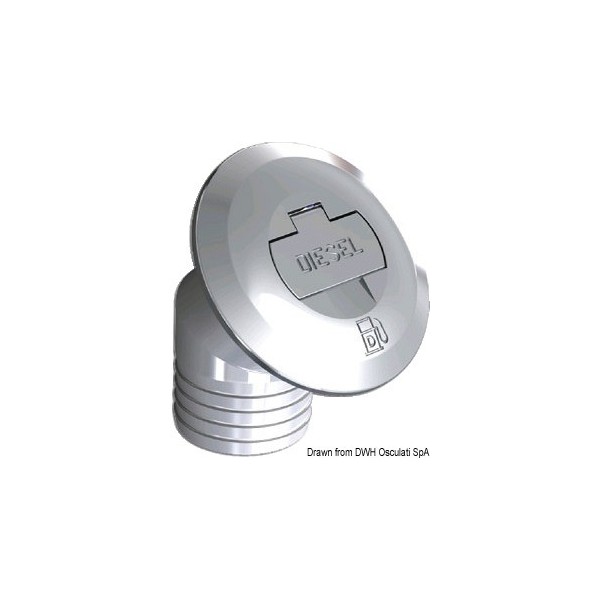 Tappo diesel inclinato 30° 50 mm - N°1 - comptoirnautique.com