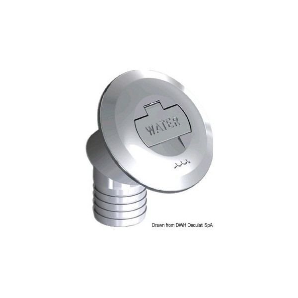 Tappo per acqua inclinato di 30° 38 mm - N°1 - comptoirnautique.com