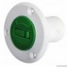 Tampão de carburador verde FUEL em nylon/fibra de vidro 38 mm