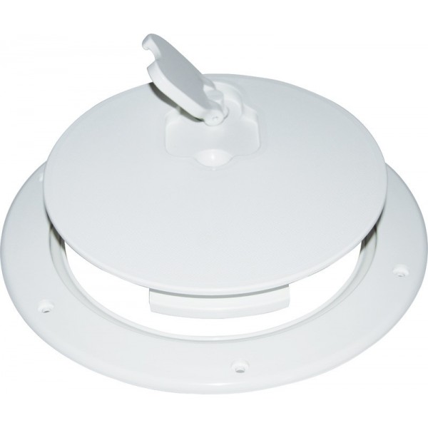 Inspection hatch with white cover 265 x 215mm - N°1 - comptoirnautique.com 