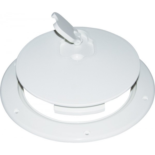 Inspection hatch with white cover 315 x 270mm - N°1 - comptoirnautique.com