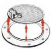 Portello di ispezione con coperchio bianco 315 x 270 mm - N°2 - comptoirnautique.com