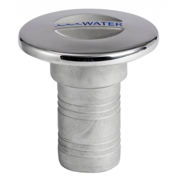 Bouchon WATER AISI 316 moulé poli miroir 38 mm  - N°1 - comptoirnautique.com