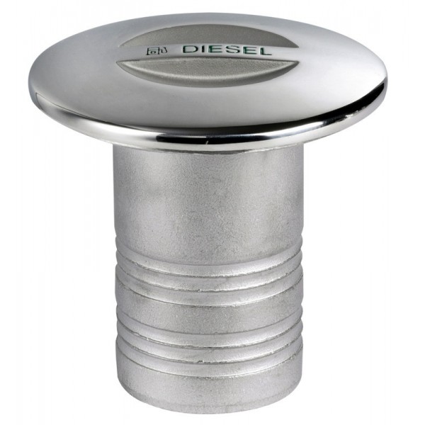 DIESEL cap AISI 316 molded mirror polished 50 mm - N°1 - comptoirnautique.com