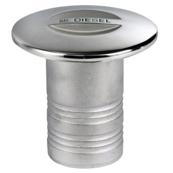 Tappo DIESEL AISI 316 stampato lucidato a specchio 50 mm - N°1 - comptoirnautique.com