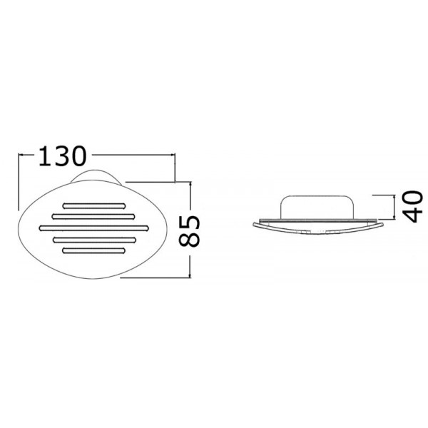 Alarma empotrable ABS blanco 12 V - N°3 - comptoirnautique.com